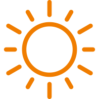 Gesunde Strahlungswärme wie von der Sonne